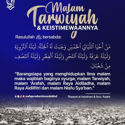 Malam Tarwiyah & Keistimewaannya