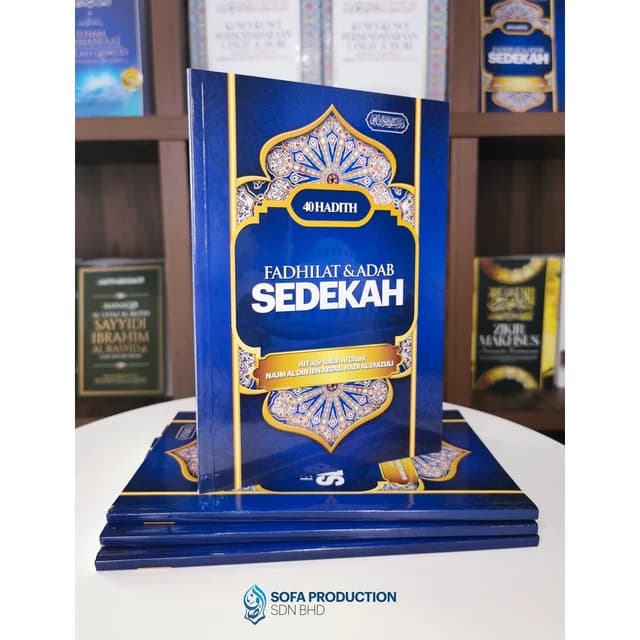 Kulit buku Fadhilat & Adab Sedekah